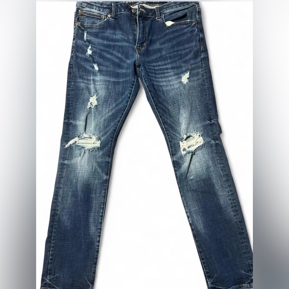 American Eagle Outfitters Men's 36x32
SlimStraight Extreme Flex Distressed jeans